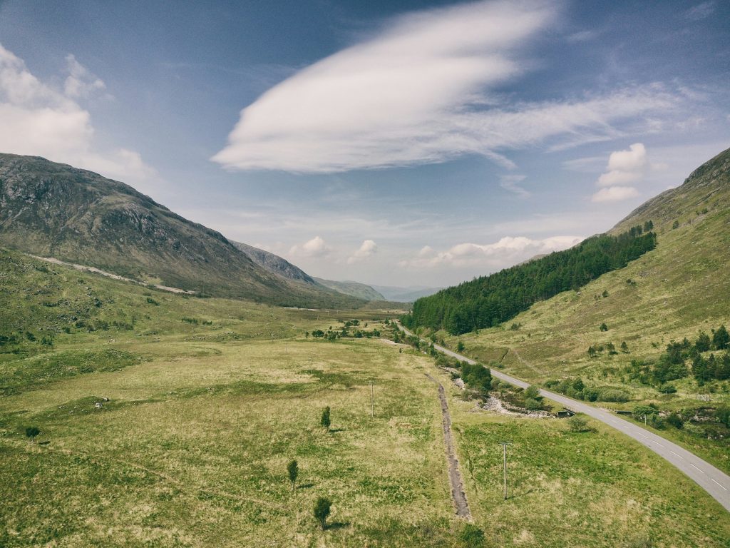 Hiking at Linn of Dee