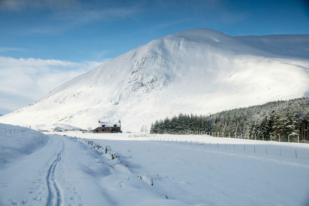 Snow track in Braemar by Martin Bennie